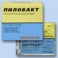 Противоязвенный препарат Ранбакси "Пилобакт"