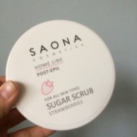 Сахарный скраб для тела Saona Strawberries