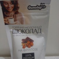 Горячий молочный шоколад на фруктозе Фитодар со вкусом лесного ореха