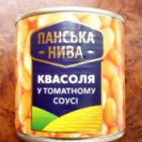 Фасоль белая в томатном соусе "Панська нива"