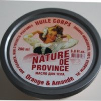 Масло для тела Nature de Province Orange&Amande