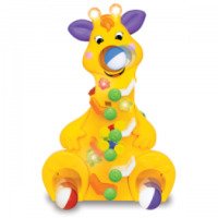Развивающая игрушка Kiddieland "Забавный жираф с машинками"