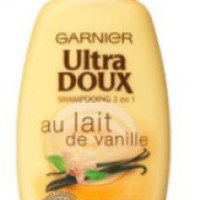 Шампунь Garnier 2 в 1 Ultra Doux Ваниль и папайя
