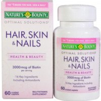 Витамины Nature's Bounty "Optimal Solutions Hair, Skin & Nails"