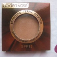 Бронзирующая пудра Golden Rose Bronzing Terra Powder spf 15