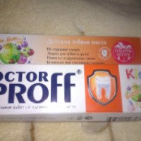 Зубная паста Doctor PROFF Kids 3-8 лет