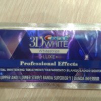 Отбеливающие полоски для зубов Crest 3D white Whitestrips Luxe