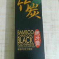 Зубная паста Xinwen Bamboo charcoal Black toothpaste "Бамбуковый черный уголь"