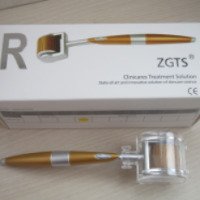 Мезороллер для лица ZGTS с золотым напылением