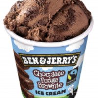 Мороженое Fairtrade Ben&Jerry's шоколадное с шоколадным бисквитом
