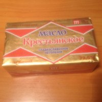 Масло сладкосливочное несоленое Мытищинский молочный завод "Крестьянское"