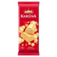 Белый пористый шоколад Karuna