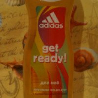 Гель для душа Adidas Get Ready! "Питательный" с маслом бразильского ореха