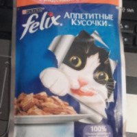 Корм для кошек Purina Felix с индейкой в желе