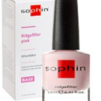 Средство для заполнения неровностей ногтей Sophin Ridgefiller pink