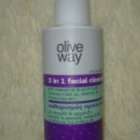 Очищающее средство для лица Olive Way 3 в 1