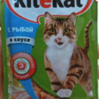 Консервированный корм для кошек Kitekat "С рыбой в соусе"