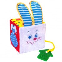 Детская игрушка кубик Мякиши "Жмурки"