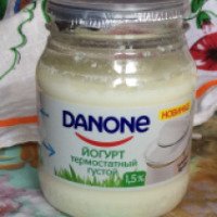 Йогурт Danone термостатный густой