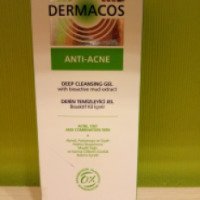 Глубоко очищающий гель для умывания Dermacos Anti-Akne