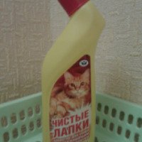 Средство для ухода за кошачьим туалетом Чистые лапки