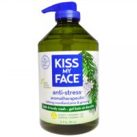 Антистрессовое средство для ванны и душа Kiss My Face "Успокаивающая сосна и женьшень"