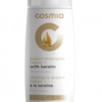 Шампунь Cosmia с кератином для сухих и поврежденных волос
