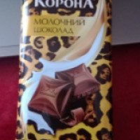 Молочный шоколад Корона "Леопардовая коллекция"