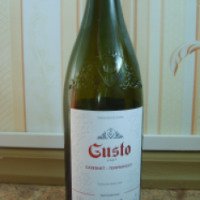 Вино столовое полусладкое красное Минераловодский завод виноградных вин "Gusto vino. Cabernet-Tempranillo"