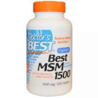 БАД Doctor's Best Best MSM 1500