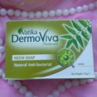 Аюрведическое антибактериальное мыло Vatika Dermoviva "Neem"