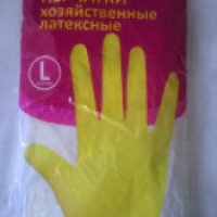 Перчатки хозяйственные латексные Household Gloves