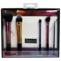 Кисти для макияжа Real Techniques by Samantha Chapman, Limited Edition, Deluxe Gift Set, 5 Brushes + Clutch