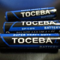 Батарейки солевые Toceba Super Heavy Duty AAA