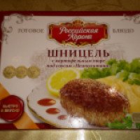 Готовое блюдо Российская Корона "Шницель с картофельным пюре под соусом "Неаполитана"
