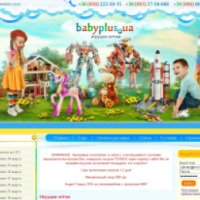 Babyplus.ua - интернет-магазин развивающий игр и игрушек