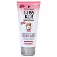 Бальзам-маска для волос Schwarzkopf Gliss Kur "Жидкий шелк Gloss"