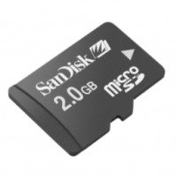 Карта памяти SanDisk MicroSD 2 gb