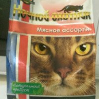Сухой корм для кошек ПродКонтрактИнвест "Ночной охотник" мясное ассорти
