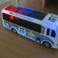 Автобус с 3D эффектом "Звезды" и музыкальным сопровождением Cagnam Style