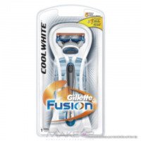 Бритвенный станок Gillette Fusion Cool White