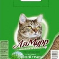 Наполнитель для кошачьего туалета Ля Мурр "Стандарт" с запахом свежей травы