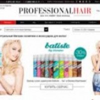 Professionalhair.ru - интернет-магазин средств для ухода за волосами