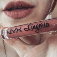 Жидкая матовая помада Nyx Lip Lingerie Liquid Lipstick