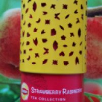 Набор с подсвечником Lipton Strawberry Raspberry