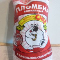Мороженое Рыбинский молочный завод "ГОСТ" Пломбир