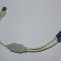 Переходник USB-2x PS/2 Gemix (GC-1633)