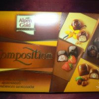 Ассорти конфет Alpen Gold Composition из молочного и темного шоколада