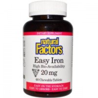 БАД Natural Factors Железо Easy Iron