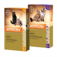 Капли на холку для кошек Bayer Advocate